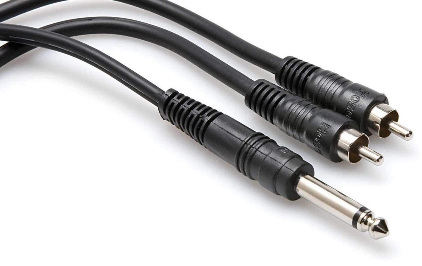 Y-Cable 1/4 (M) To Dual RCA (M) Mono 9.8Ft - ProSound and Stage Lighting