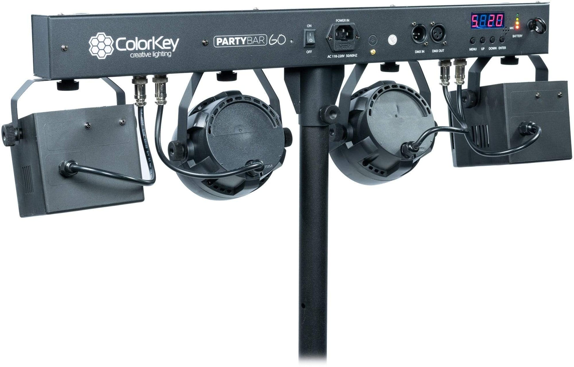 ColorKey PartyBar GO Battery-Powered LED System - ProSound and Stage Lighting