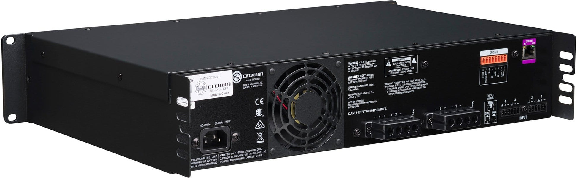 Crown CDi4x300 4x300W Power Amplifier - ProSound and Stage Lighting