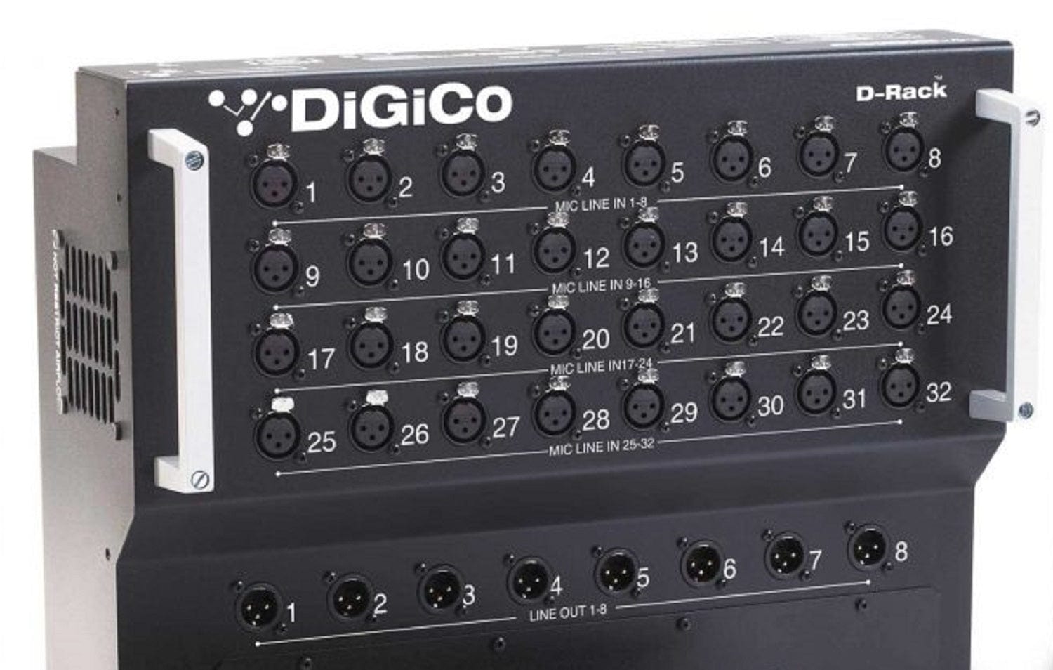 DiGiCo X-D-RACK-2 SD-Series 32-Channel Input Expansion Box with Cat6 Connection - PSSL ProSound and Stage Lighting