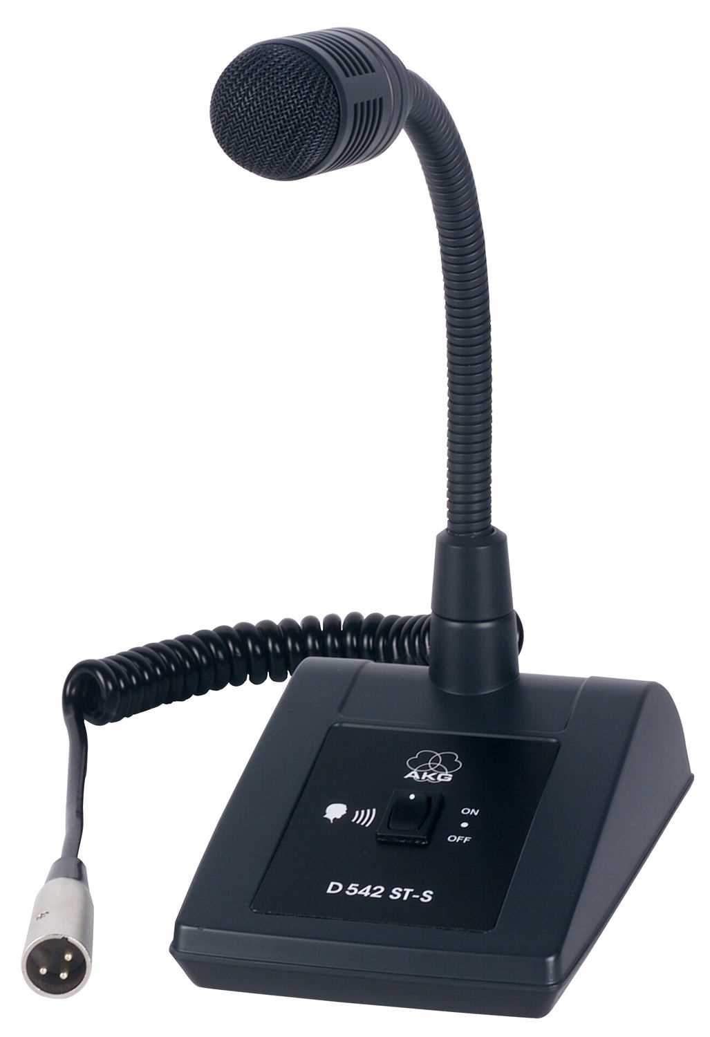 AKG D542STS Dynamic Paging Microphone With Stand - ProSound and Stage Lighting