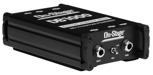 On-Stage DB1000 Active Direct Box - ProSound and Stage Lighting
