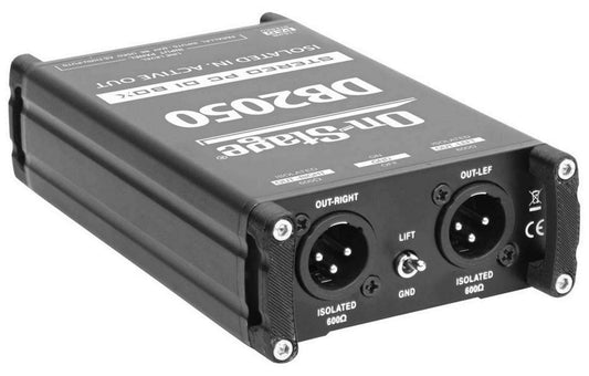 On-Stage DB2050 Active Multi-Media Direct Box - ProSound and Stage Lighting