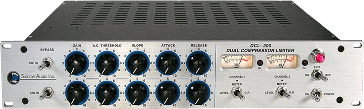 Summit Audio DCL-200 Dual Tube Compressor - ProSound and Stage Lighting