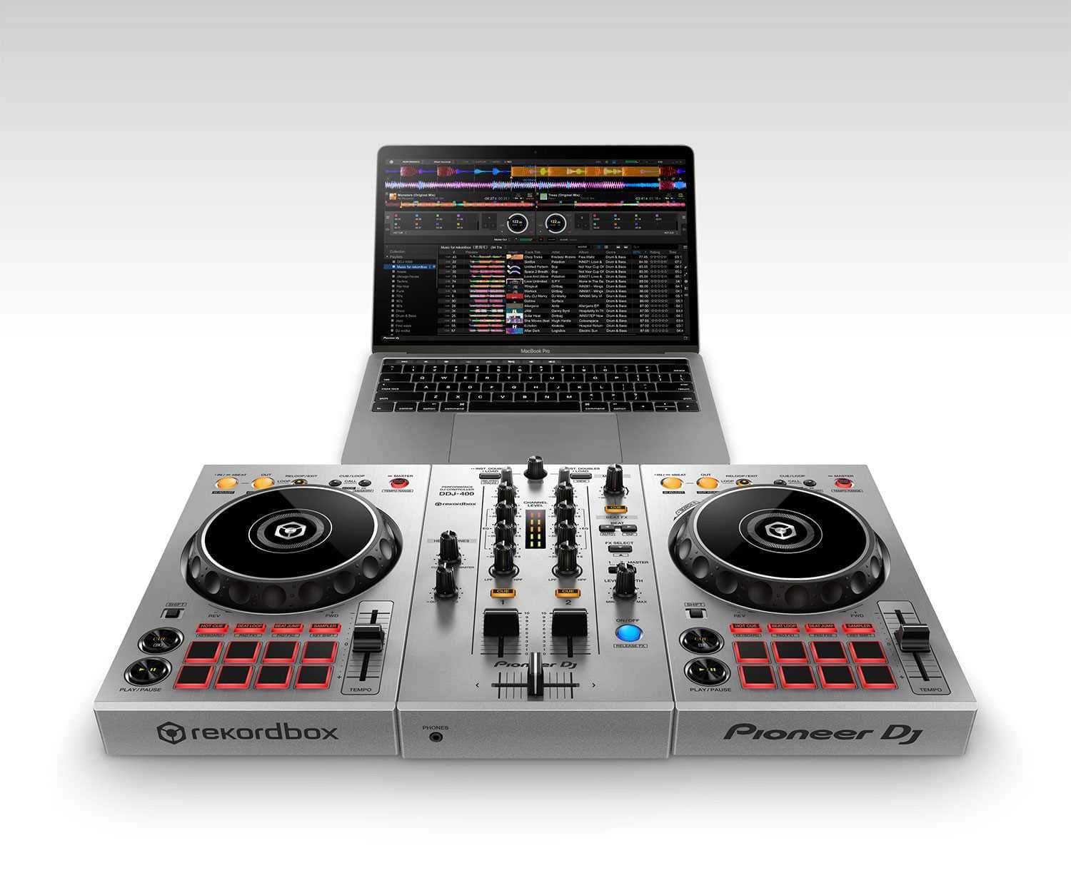 Pioneer DJ DDJ-400 Limited Edition Silver DJ Controller for