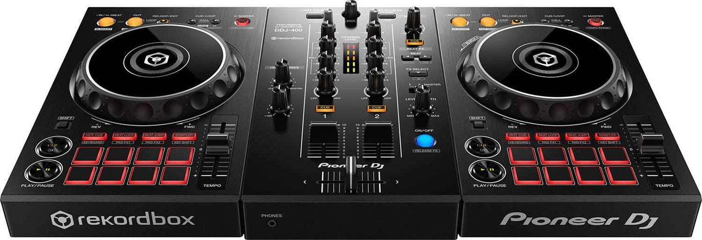 Pioneer DDJ-400 2-Channel DJ Controller for rekordbox - ProSound and Stage Lighting