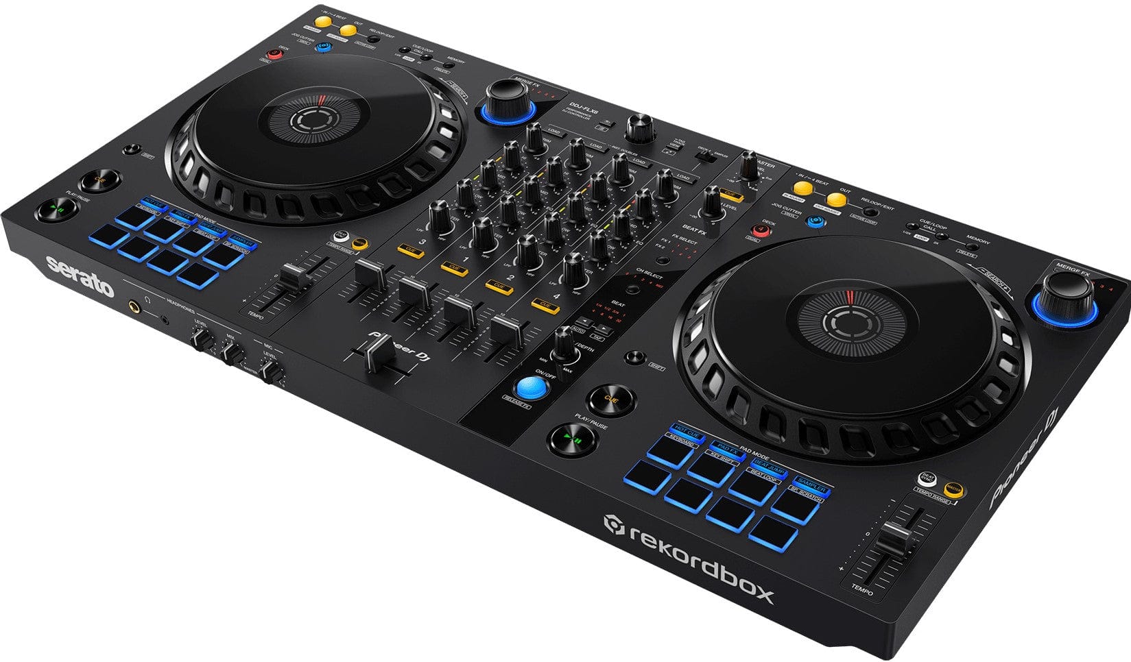 Pioneer DJ DDJ-FLX6-GT 4-Channel DJ Controller - Rekordbox, Serato, Virtual DJ - PSSL ProSound and Stage Lighting