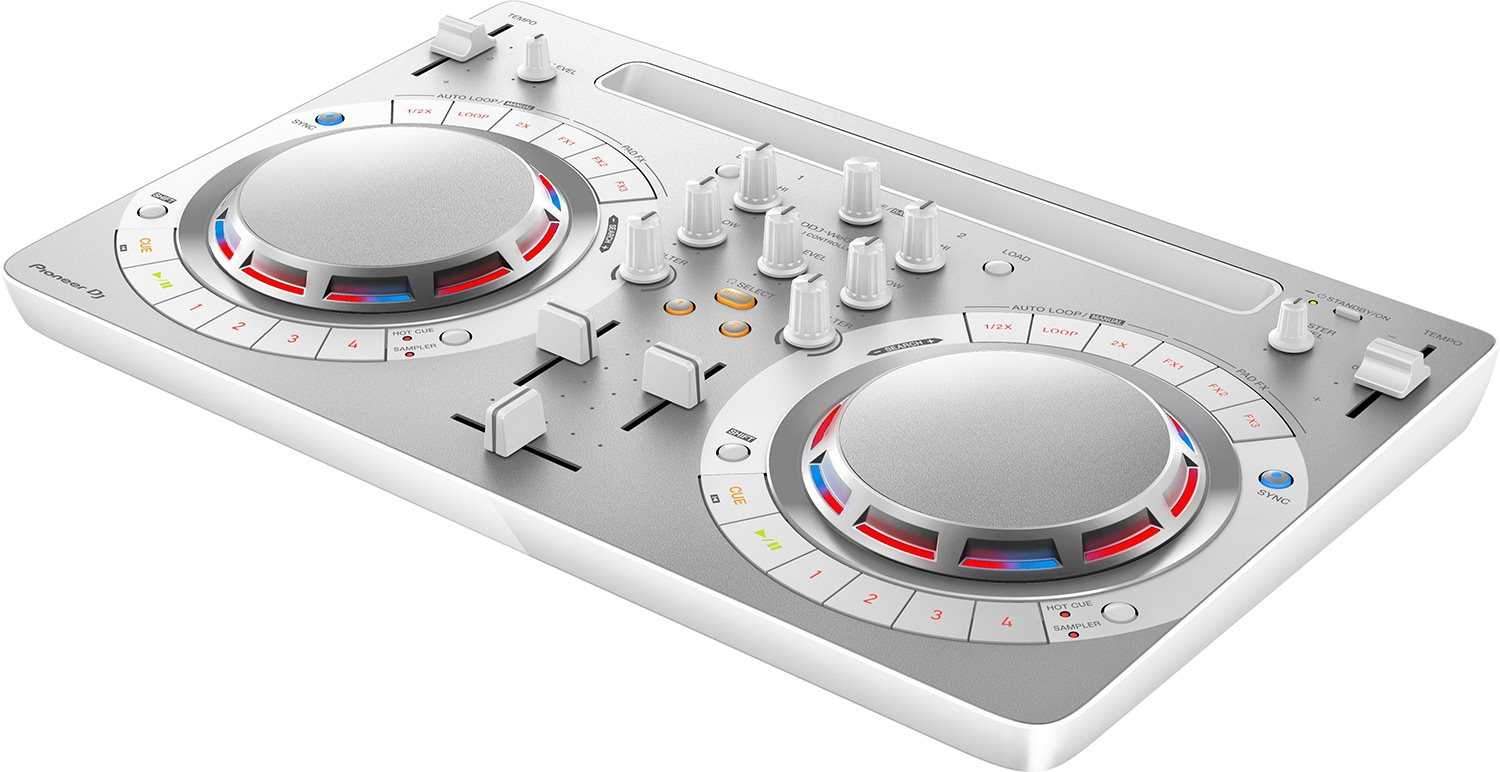 Pioneer DDJ-WeGO4-W White Portable DJ Controller - ProSound and Stage Lighting