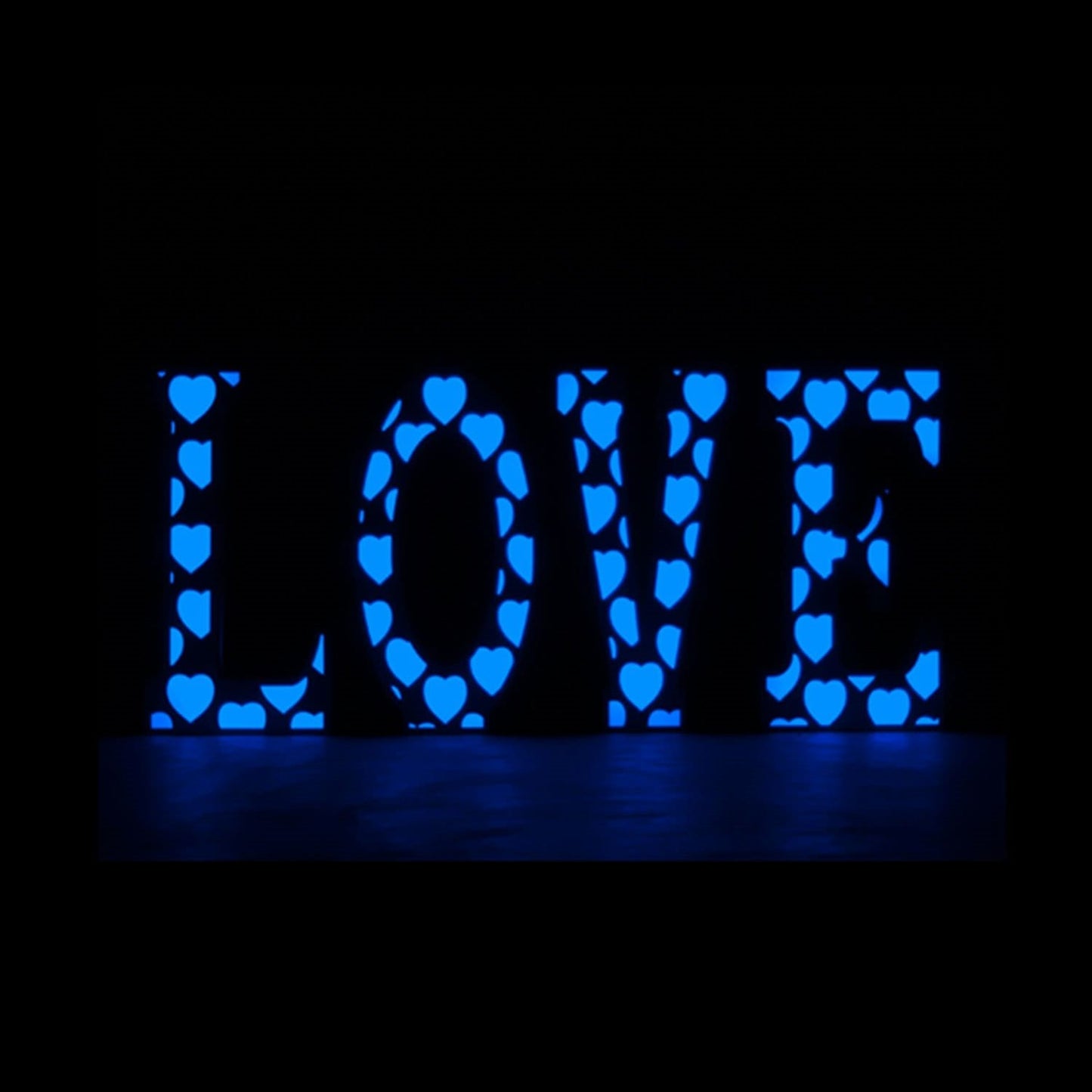 Eliminator Decor Love 45-Inch Tall RGB LED Letters - ProSound and Stage Lighting