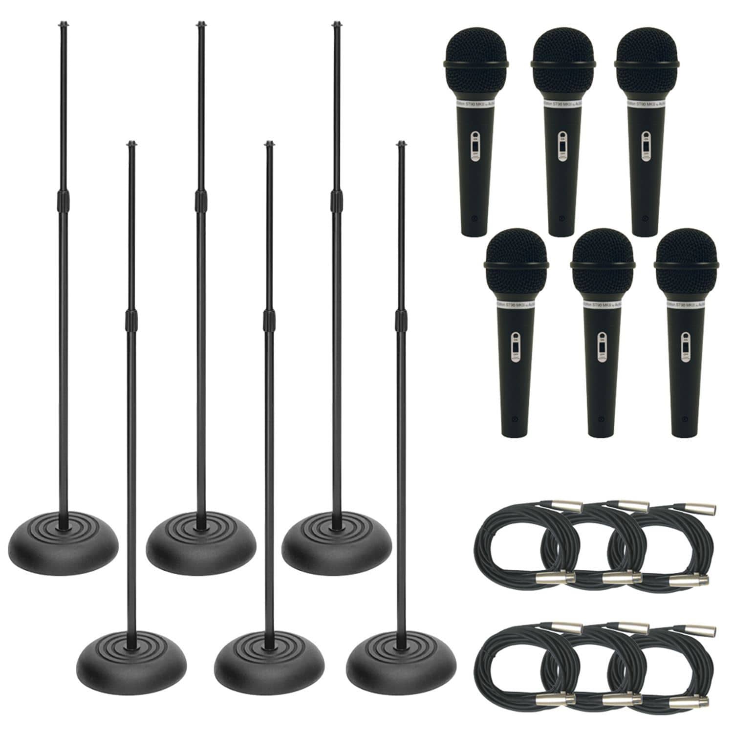 Premium Vocalist Stand Mic And Cable Package PSSL ProSound and Stage