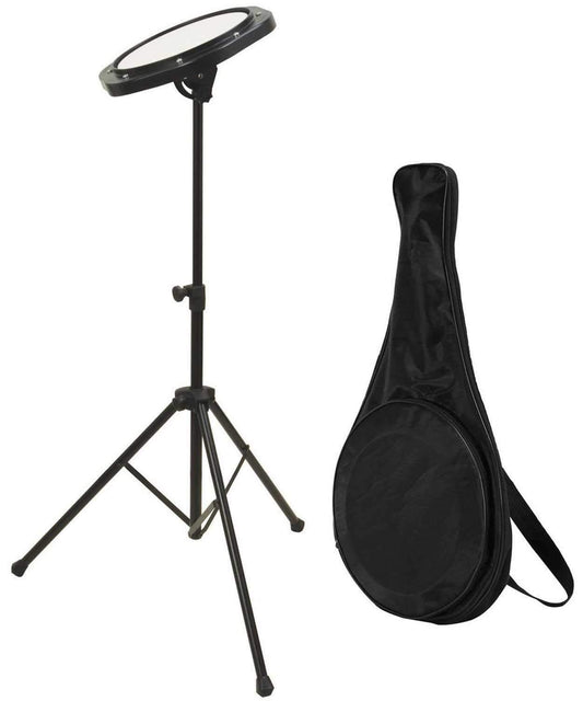 On-Stage DFP5500 Drum Practice Pad with Stand & Bag - ProSound and Stage Lighting