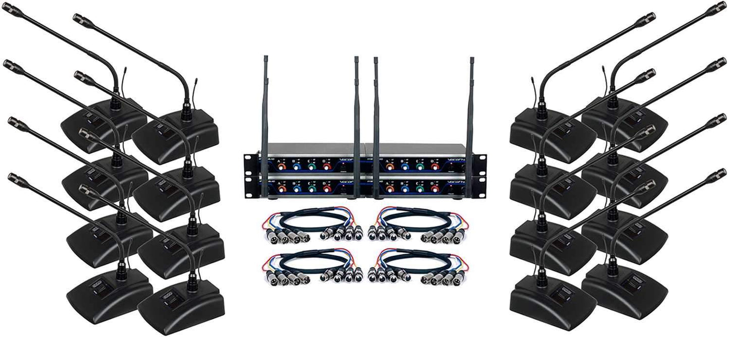 VocoPro Digital-Conference-16 Wireless 16-Channel Conference System - ProSound and Stage Lighting