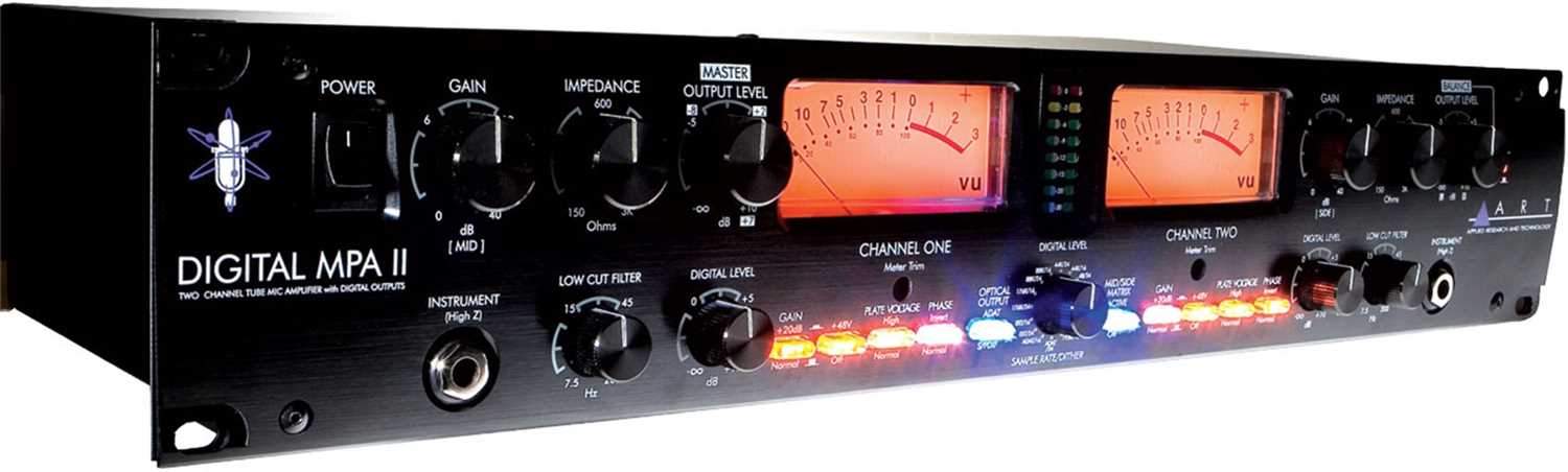 ART Digital MPA II Pro 2-Channel Mic Preamp - ProSound and Stage Lighting