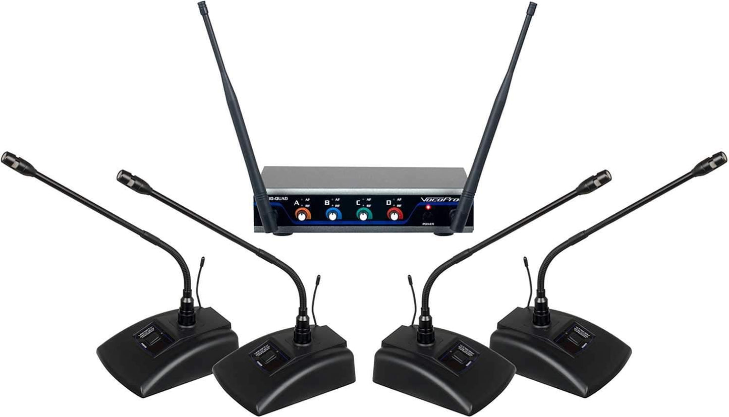 VocoPro Digital Quad C3 Wireless Conference System - ProSound and Stage Lighting