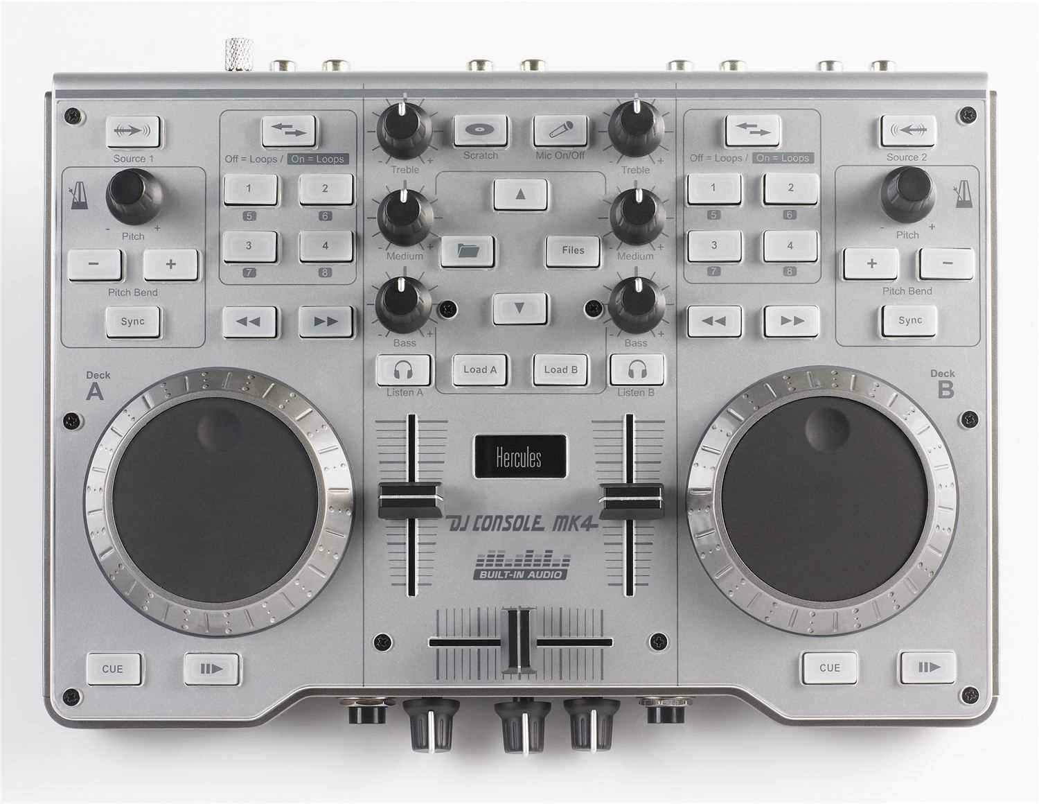 Hercules DJ Console MK4 PC & MAC USB DJ Controller - ProSound and Stage Lighting