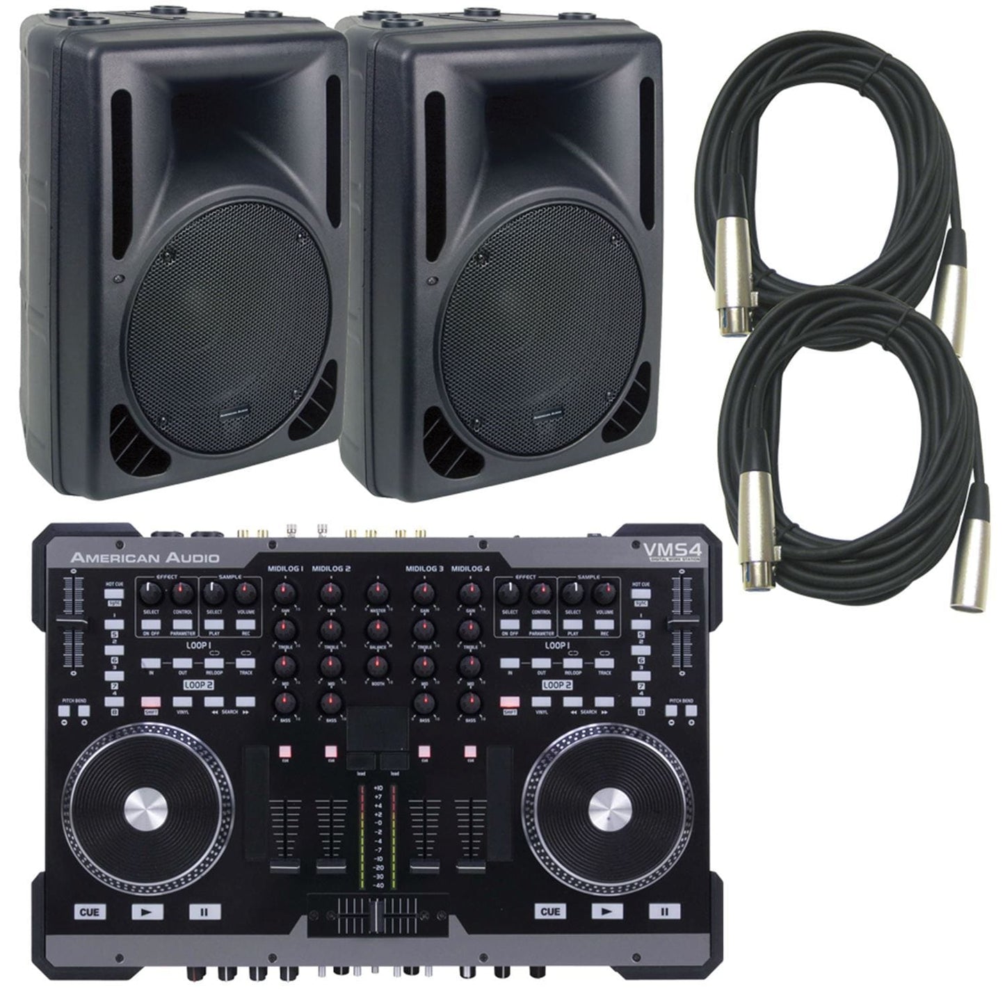 VMS4 Controller and Powered Speaker Package - ProSound and Stage Lighting