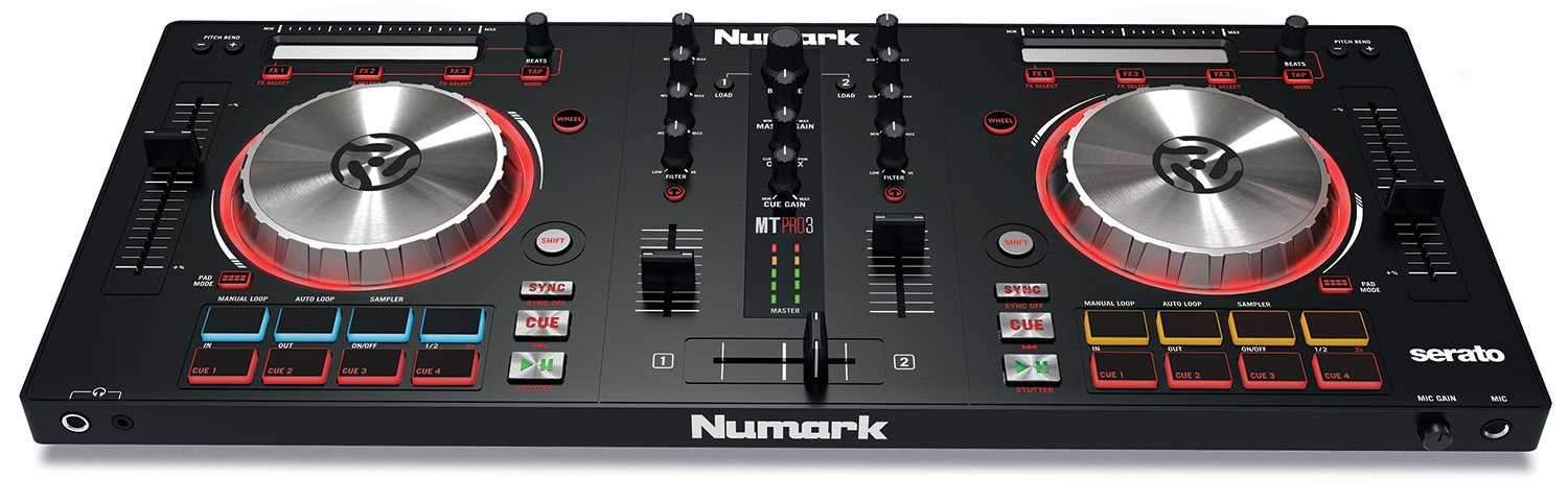 Numark Mixtrack Pro 3 DJ Controller with Decksaver Cover - ProSound and Stage Lighting