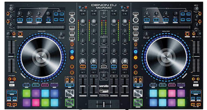 Denon DJ MC7000 DJ Controller with Crane Stand & Case - ProSound and Stage Lighting