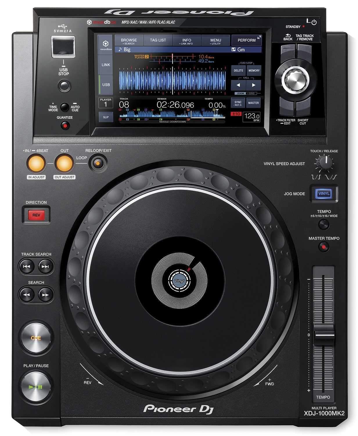 Pioneer DJM-750MK2 DJ Mixer with XDJ-1000MK2 Tabletop Digital Multi Player Pair - ProSound and Stage Lighting