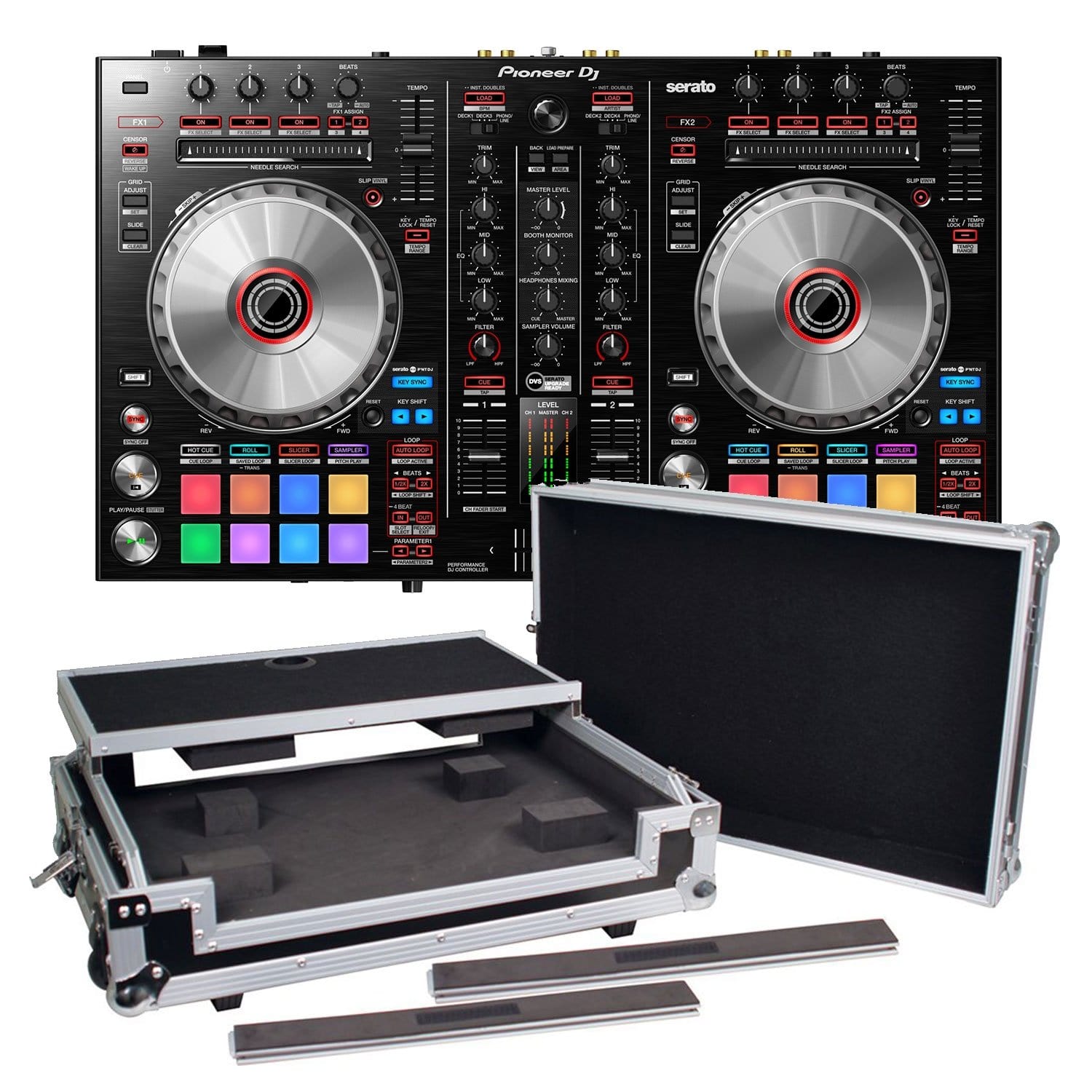 Pioneer DJ DDJ-SR2 Controller for Serato DJ with Road Case | PSSL