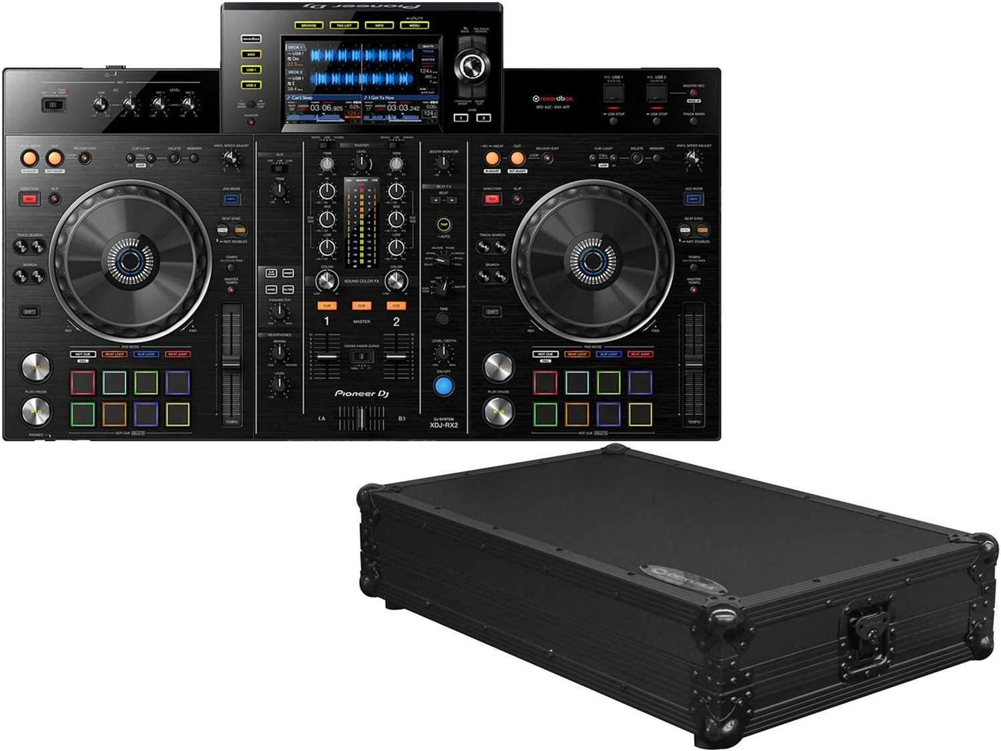 Pioneer XDJ-RX2 All-in-One DJ System for rekordbox with Black Case - ProSound and Stage Lighting