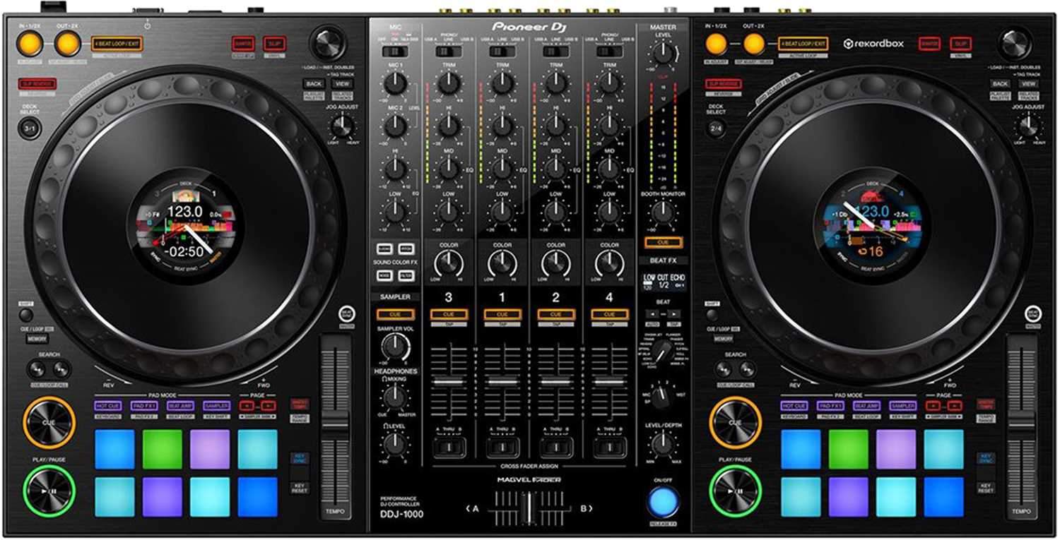 Pioneer DDJ-1000 DJ Controller wwith ProX ATA Case - ProSound and Stage Lighting