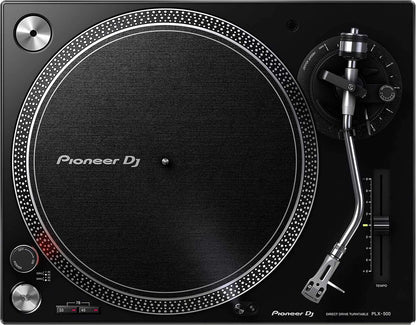 Pioneer PLX-500-K DJ Turntable with Phase DVS System - ProSound and Stage Lighting