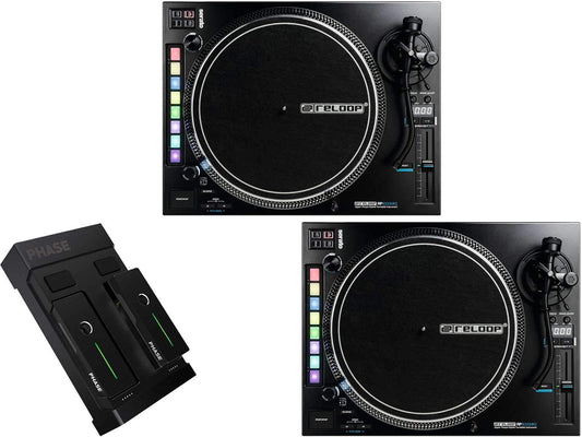 Reloop RP-8000 MK2 DJ Turntables with Phase DVS - ProSound and Stage Lighting