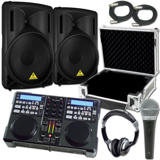 15 Inch Powered Speaker DJ System - ProSound and Stage Lighting