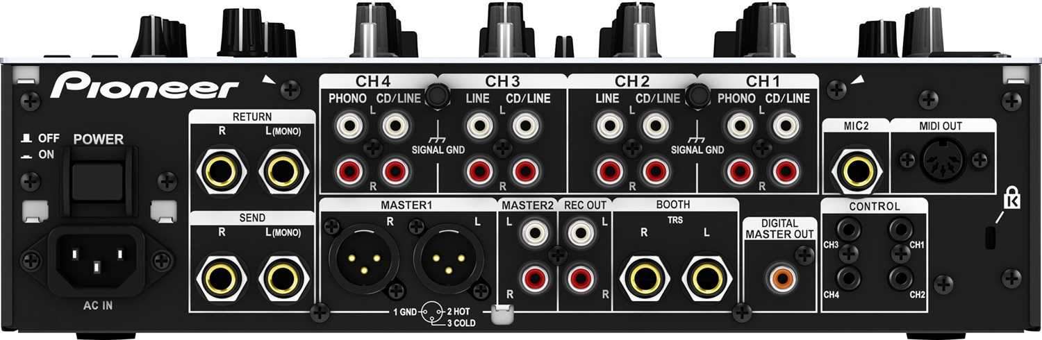 Pioneer DJM-850-W 4 Channel White DJ Mixer - ProSound and Stage Lighting