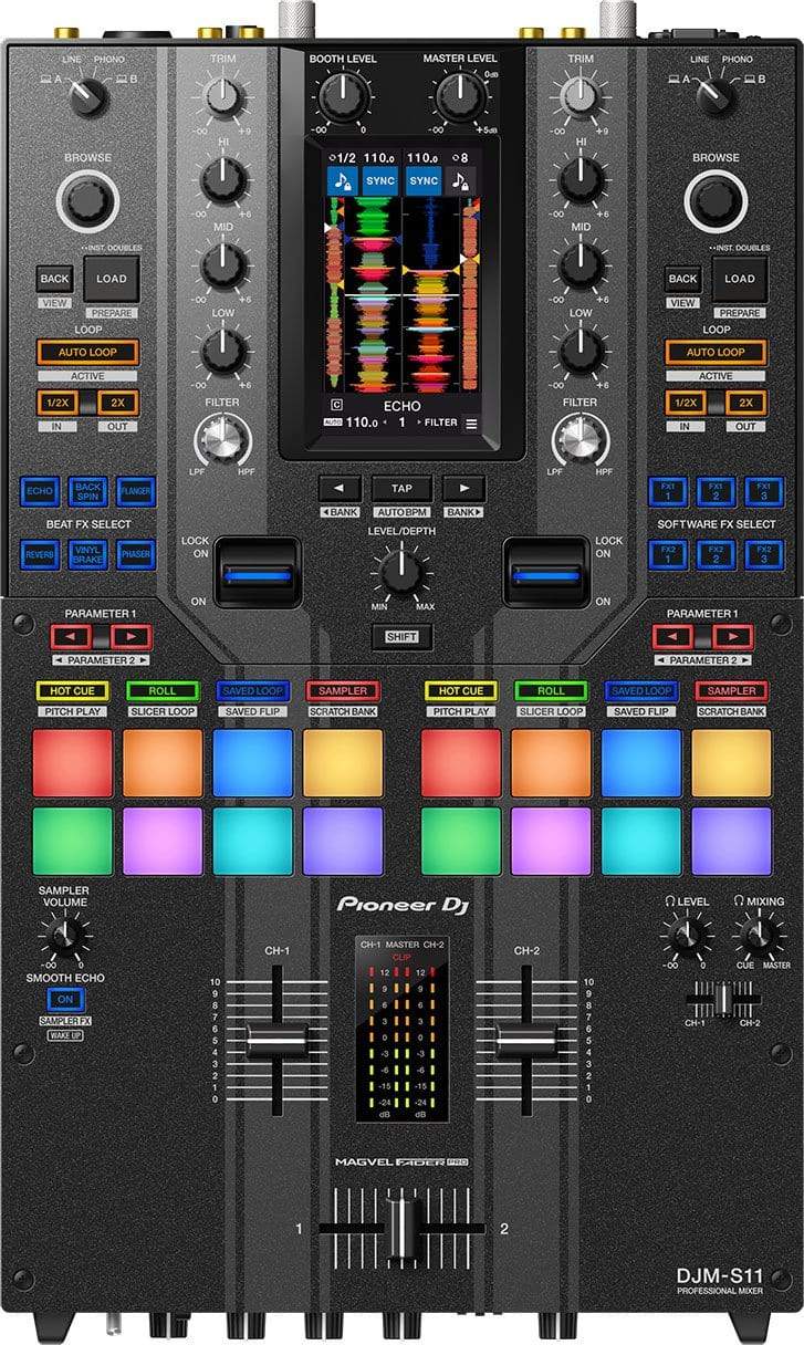 Pioneer DJ DJM-S11-SE 2-Channel DJ Mixer for Serato - ProSound and Stage Lighting