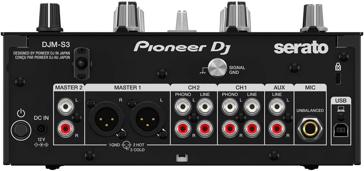 Pioneer DJM-S3 2-Channel Mixer for Serato DJ - ProSound and Stage Lighting