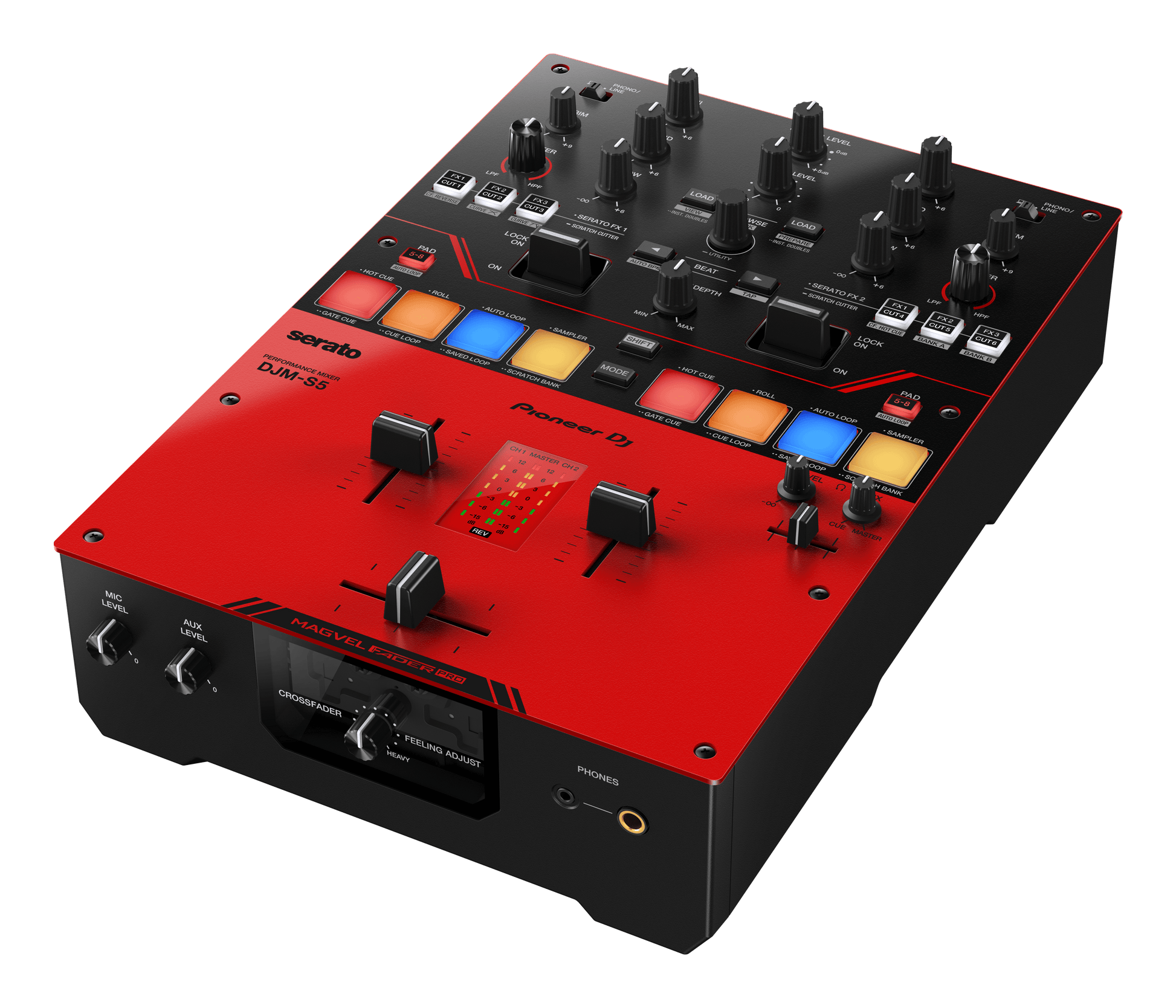 Pioneer DJM-S5 Scratch Style Two-Channel DJ Mixer for Serato DJ Pro - PSSL ProSound and Stage Lighting