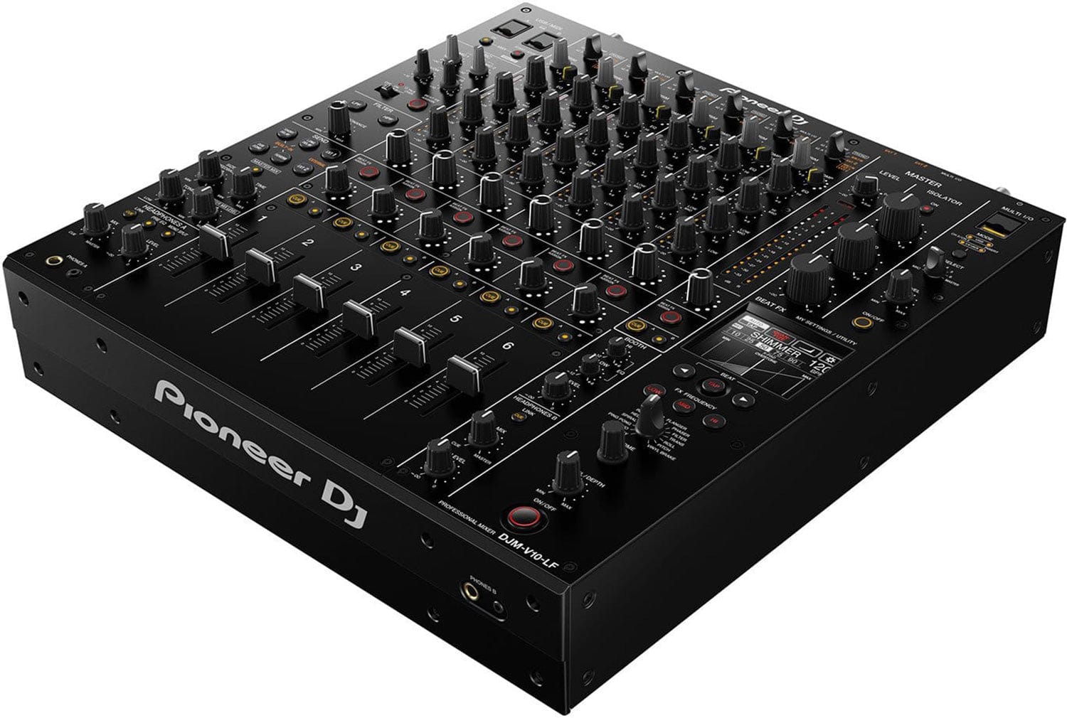 Pioneer DJM-V10-LF 6-Channel DJ Mixer with Long Faders - ProSound and Stage Lighting