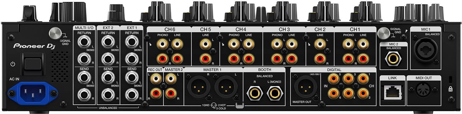 Pioneer DJM-V10 6-Channel Professional DJ Mixer - PSSL ProSound and Stage Lighting