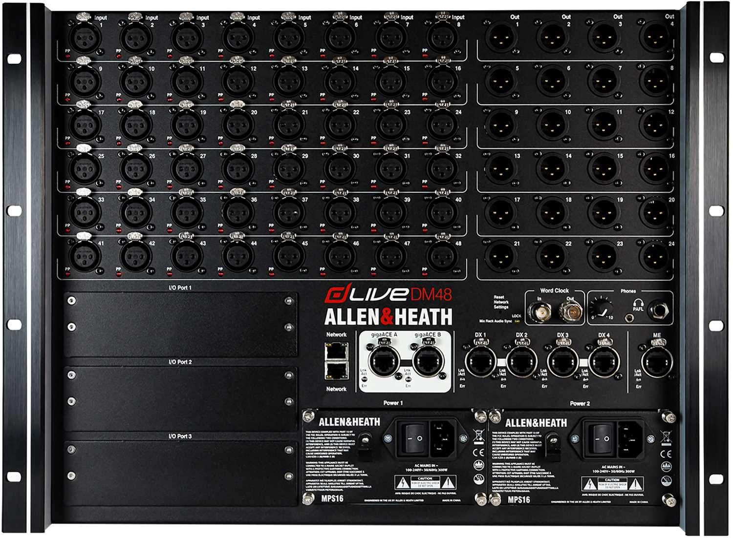 Allen & Heath DM48 dLive S Class MixRack Mixer - ProSound and Stage Lighting