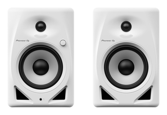 Pioneer DJ DM-50D-W 5-Inch Powered Monitors (Pair) - White - PSSL ProSound and Stage Lighting