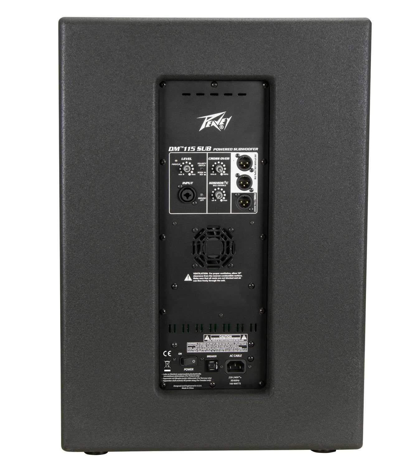 Peavey DM115-SUB 15-Inch Powered Subwoofer - ProSound and Stage Lighting