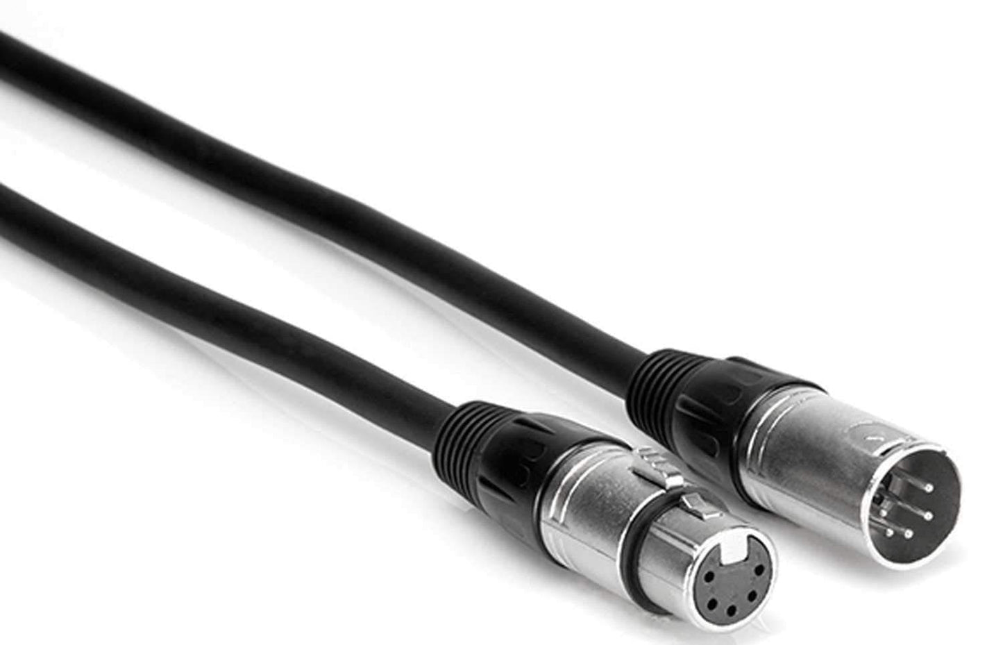 Hosa DMX-005 DMX Cable XLR5M to XLR5F 5-Pin 5ft - ProSound and Stage Lighting