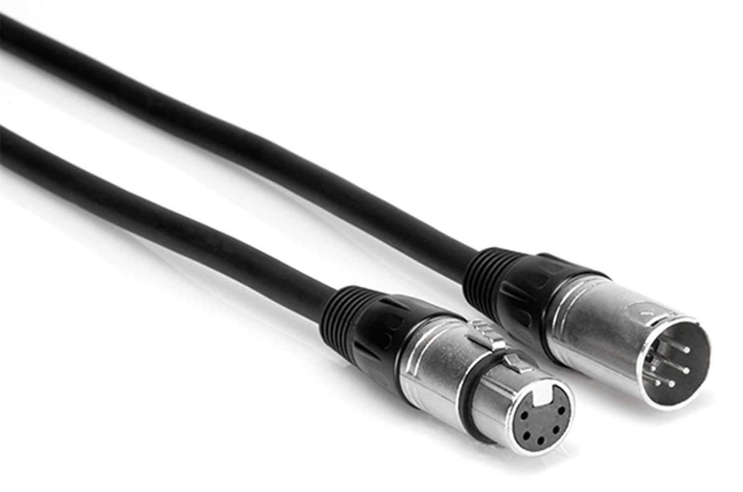 Hosa DMX-100 DMX Cable XLR5M to XLR5F 5-Pin 100ft - ProSound and Stage Lighting