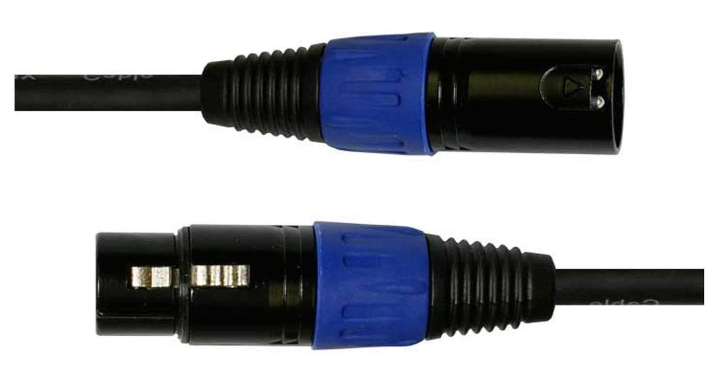 Blizzard 3-Pin XLR (M) to XLR (F) DMX Cable 25ft - ProSound and Stage Lighting