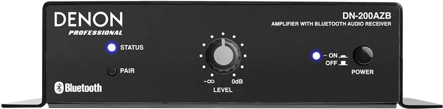 Denon Pro DN-200AZB Amplifier with Bluetooth Receiver - ProSound and Stage Lighting