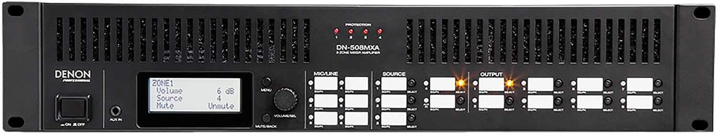 Denon Pro DN-508MXA Powered 8-Zone Digital Mixer - ProSound and Stage Lighting