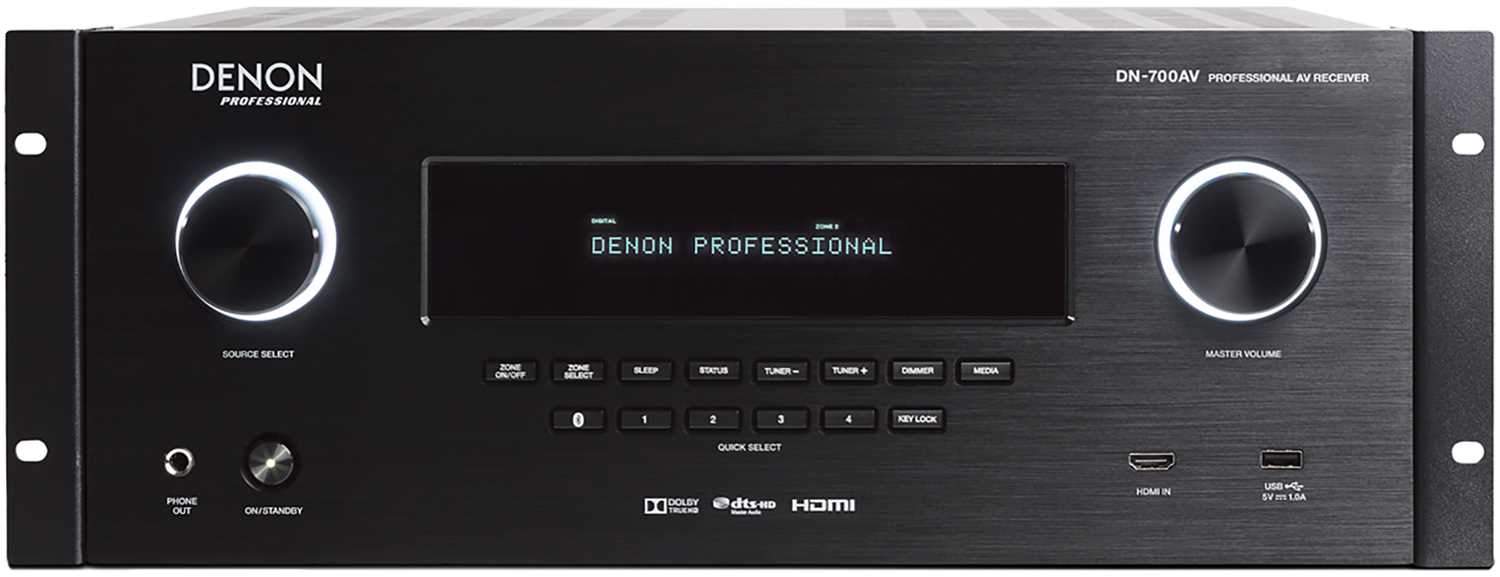 Denon Pro DN-700AV 7-1 Channel A/V Reciever - ProSound and Stage Lighting