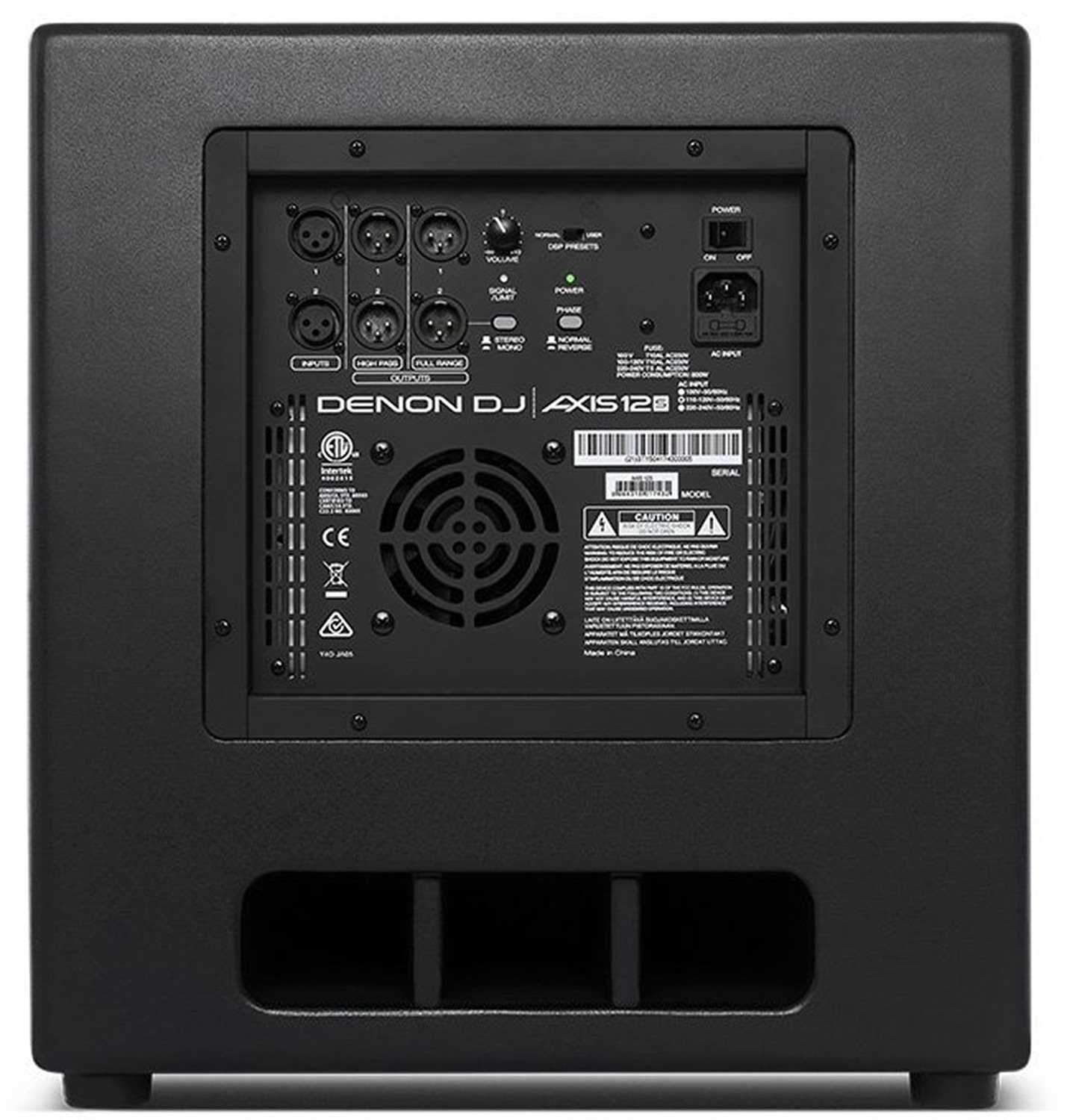 Denon DJ Axis 12S 2000W 12-Inch Powered Subwoofer - ProSound and Stage Lighting