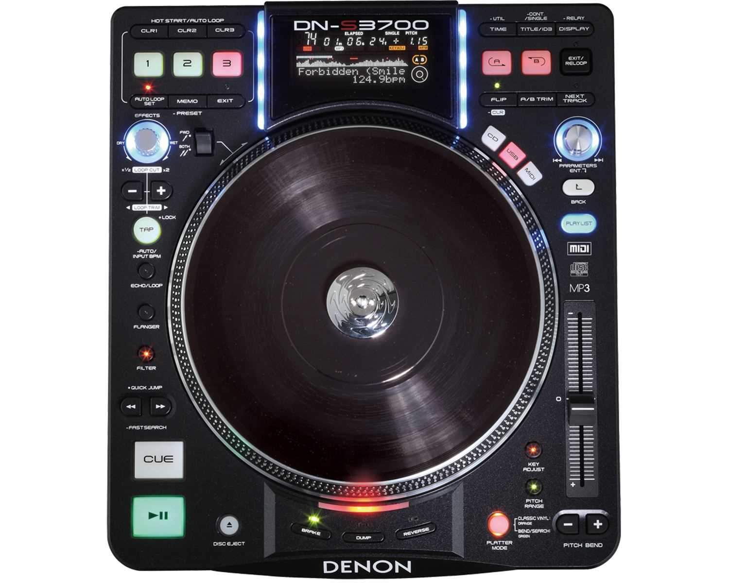 Denon DJ DN-S3700 Digital Media Turntable