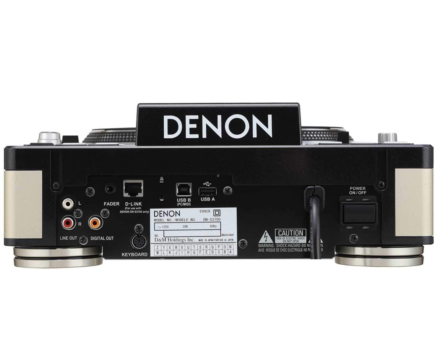Denon DJ DN-S3700 Digital Media Turntable | PSSL ProSound and