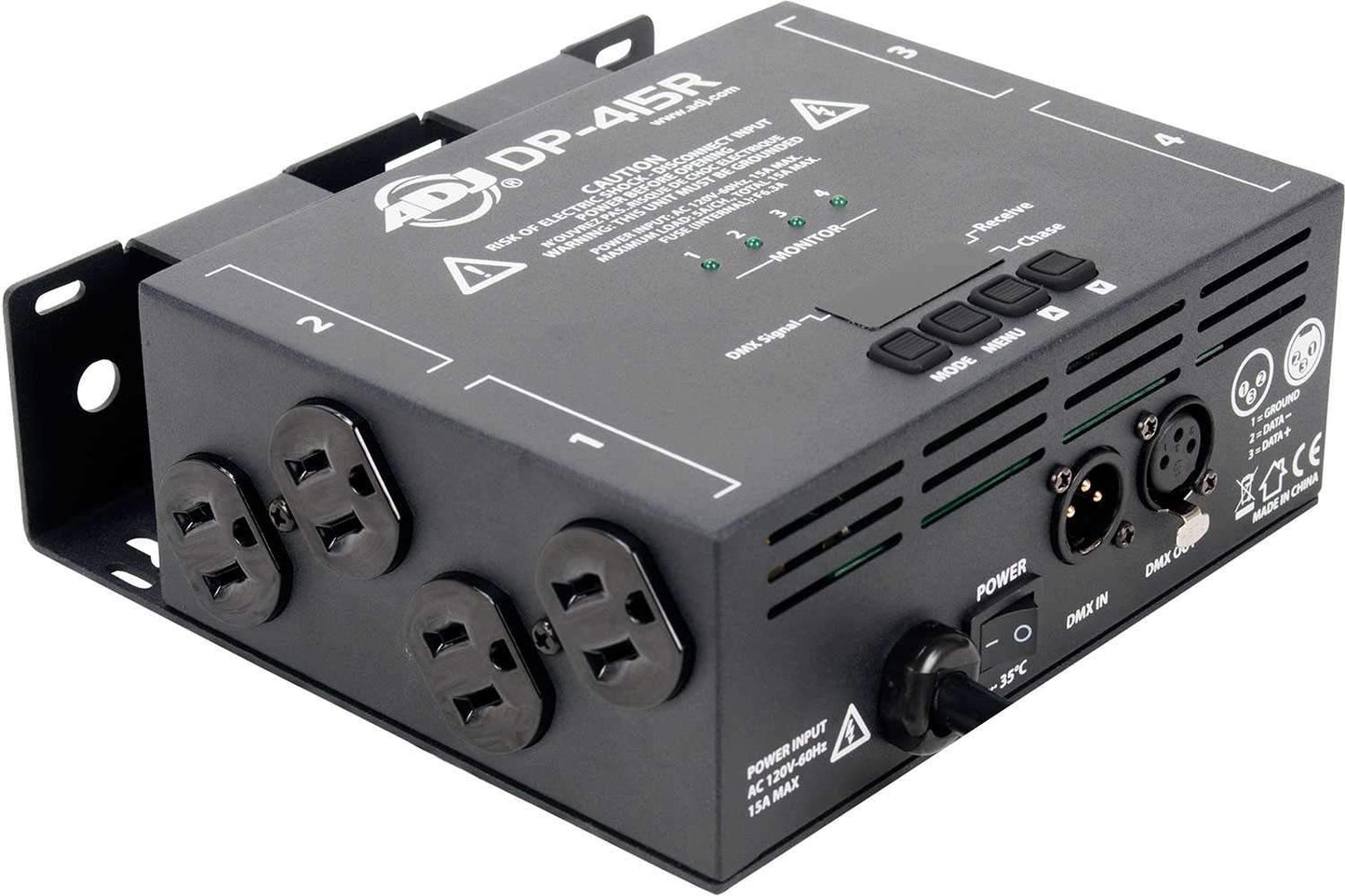 ADJ American DJ DP-415R 4-Channel DMX Dimmer / Switch Pack - ProSound and Stage Lighting