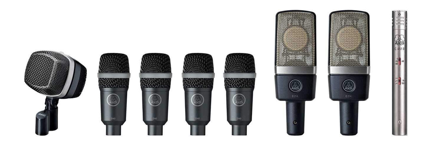 AKG Drumset Premium Microphone Set - ProSound and Stage Lighting