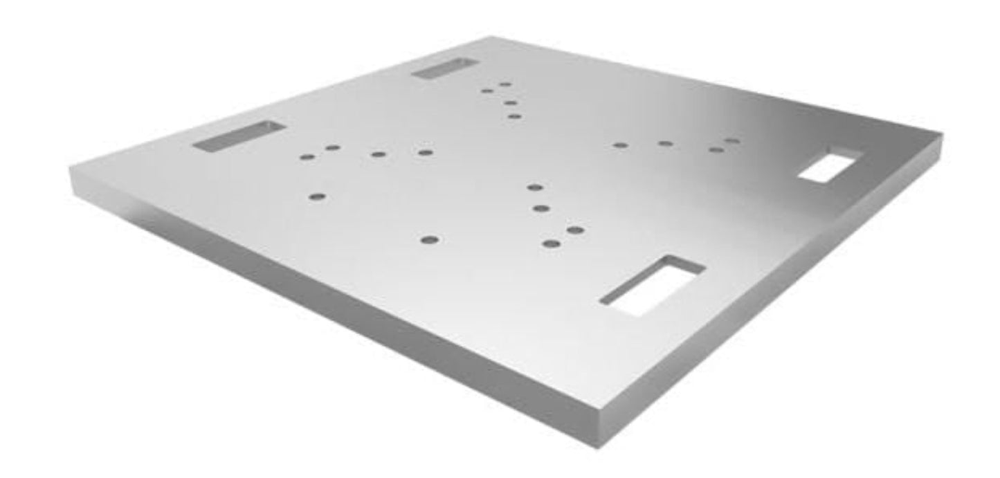Global Truss 30 x 30 x 1.5-Inch Base Plate for DT Truss - PSSL ProSound and Stage Lighting